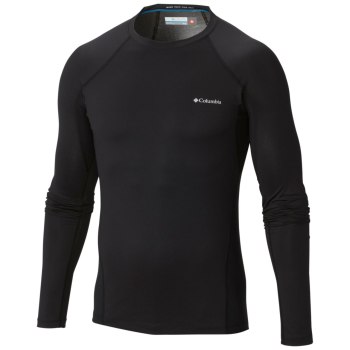 Columbia Midweight Stretch Baselayer Long Sleeve Big, Sudaderas Negros Para Hombre | 591420-CXV